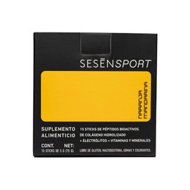 SESEN - ELECTROLITOS SABOR NARANJA/MANDARINA - 15 STICKS DE 5GR