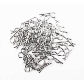 yueton 50pcs RC Car Parts Truck Buggy Vehicles Shell Replacement 1/8 1/10 Scale Bent Body Clips