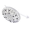 Oxygenics Vortex with Arm Chrome Rain Shower Head 1.8-GPM (6.8-LPM)