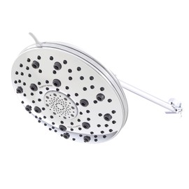 Oxygenics Vortex with Arm Chrome Rain Shower Head 1.8-GPM (6.8-LPM)