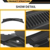 CNNELL Windshield Wiper Vent Cowl Panel Cover Black Compatible with