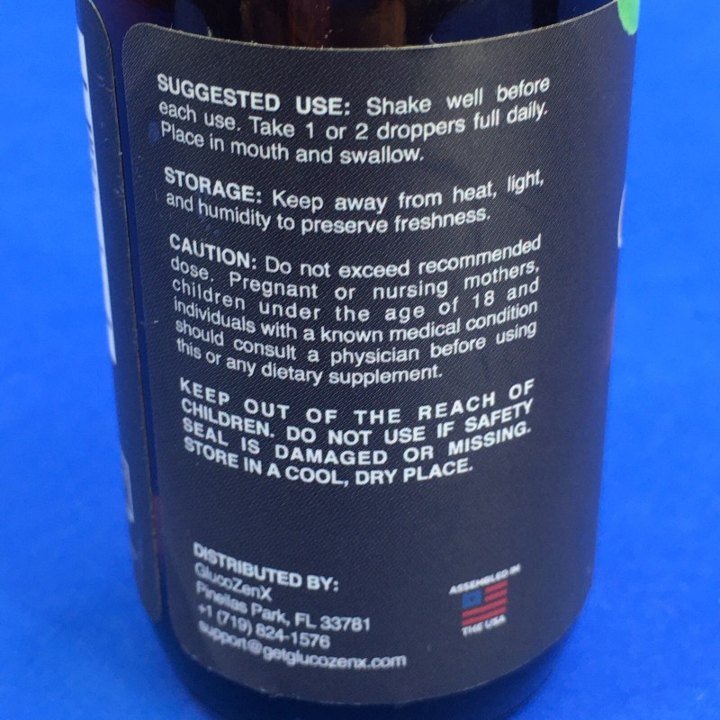GlucoZen X Support Formula 24 Hours Defense Dietary Supplement 2