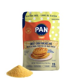 P.A.N Sweet Corn Pancakes Mix – Gluten Free Easy to Prepare 1 lb (Pack of 1)