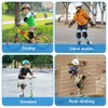 Casenly Children's Knee Pads, 6-in-1 Protective Equipment, Inline Pads, Adjustable