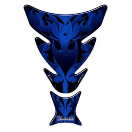 Keiti Motorcycle Tank Pad Flame KT8040 (Blue)