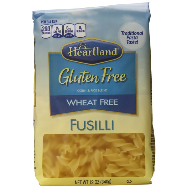 Heartland Gluten Free Fusilli, 12 Ounce (Pack of 6)