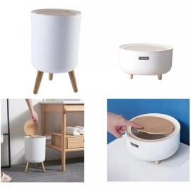 Generic Contenedor De Basura Bote De Basura De Plástico Papelera