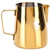 380ML Coffee Pitcher Cup Bright Gold Stainless Steel Coffee Milk