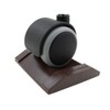Lifeswonderful - 4X Brown Rubber Castor Cups - Non Slip