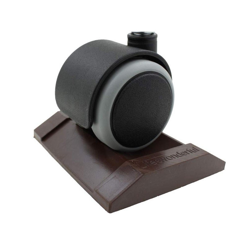 Lifeswonderful - 4X Brown Rubber Castor Cups - Non Slip