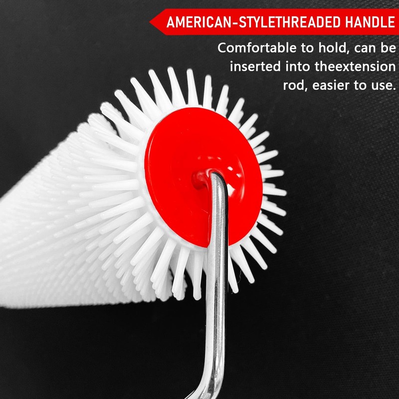 WYXDSDEV 9 Inch Screed Spiked Roller, Latex Floor Self Leveling
