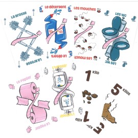 Editions DUSSERRE - Le Kilo de M*#?! - Jeu de Cartes Classique Pour Enfants et en Famille - À partir de 6 ans - French Edition - Ducale - 10006526