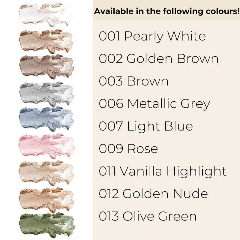 GOSH Mineral Waterproof Eye Shadow, Rotating Eyeshadow Pen with Creamy