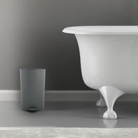 MSV Pedal bin Osaki 3l in Anthracite, Stainless-Steel 3 Litre