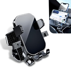 Merdege Car Phone Holder, Center Console Navigation Holder, Universal Adjustable Swivel Bracket, Compatible with 4-7 inches Cell Phones (Black)