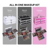Set de Maquillaje Charmcode de 144 Piezas con Estuche Negro