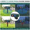 Qualirey 2 Pcs Solar Outdoor Alarm Motion Sensor 129dB Security