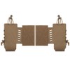 2Pcs Tactical Radio Pouch Holster, for AN/PRC148.152.163,Side Expansion with Hook
