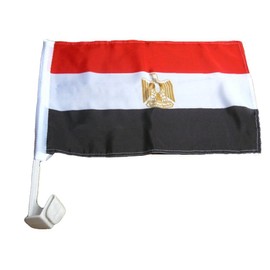 AES 12x18 Wholesale Lot 12 Egypt Country Car Vehicle 12"x18" Flag Fade Resistant Double Stitched Premium Penant House Banner