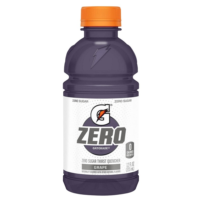 Gatorade Zero Sugar 12oz Three Flavor Variety Orange, Glacier Freeze