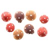 Toadstool "Petit", set of 8