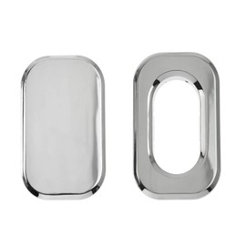 HCmotorku Motorcycle Filler Antenna Hole Cover Suitable for Harley Touring Street Glide 2006-2022 Road King Special 2017-2022 Road Glide 2010-2022 Chrome