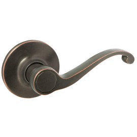 Design House 791657 Scroll Dummy Door Lever, Oil Rubbed Bronze
