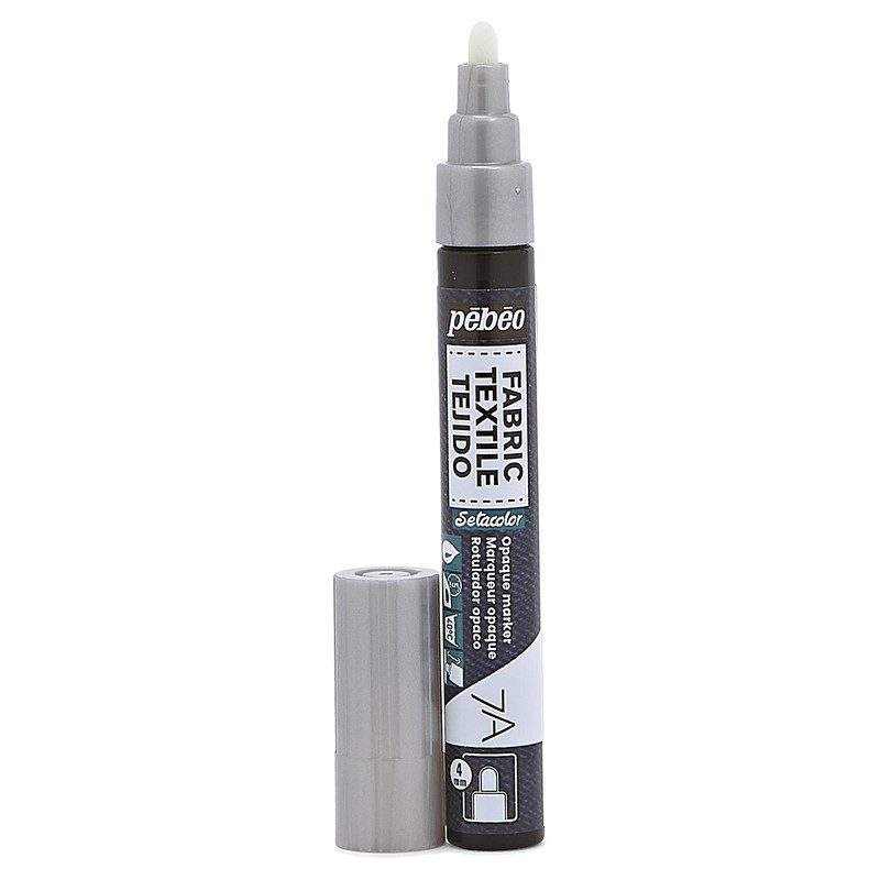 Pebeo 432 Fabric Paint Marker, Set Marker, Works on Dark