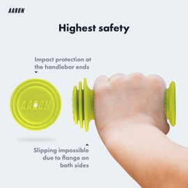 AARON Kido children's bicycle handles, highest safety thanks to impact protection, suitable for balance bike and children's bicycle