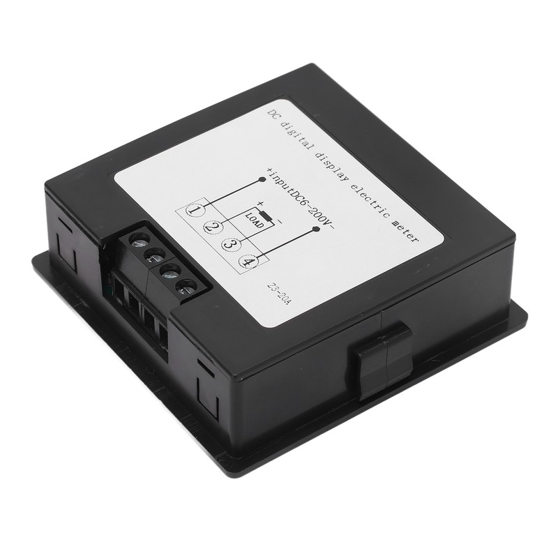 Digital Voltmeter LCD Screen Current Meter DC 6‑200V Volt Monitor