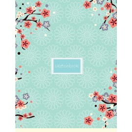 Sketchbook: japanese style: Unruled (Unlined) Blank Notebook : 110 Pages of 8.5" x 11" notebook Blank Pages for Drawing, Doodling or Sketching (Sketchbooks)