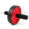 OcioDual AB Wheel Abdominal Trainer Back Trainer Abdominal Roller Red