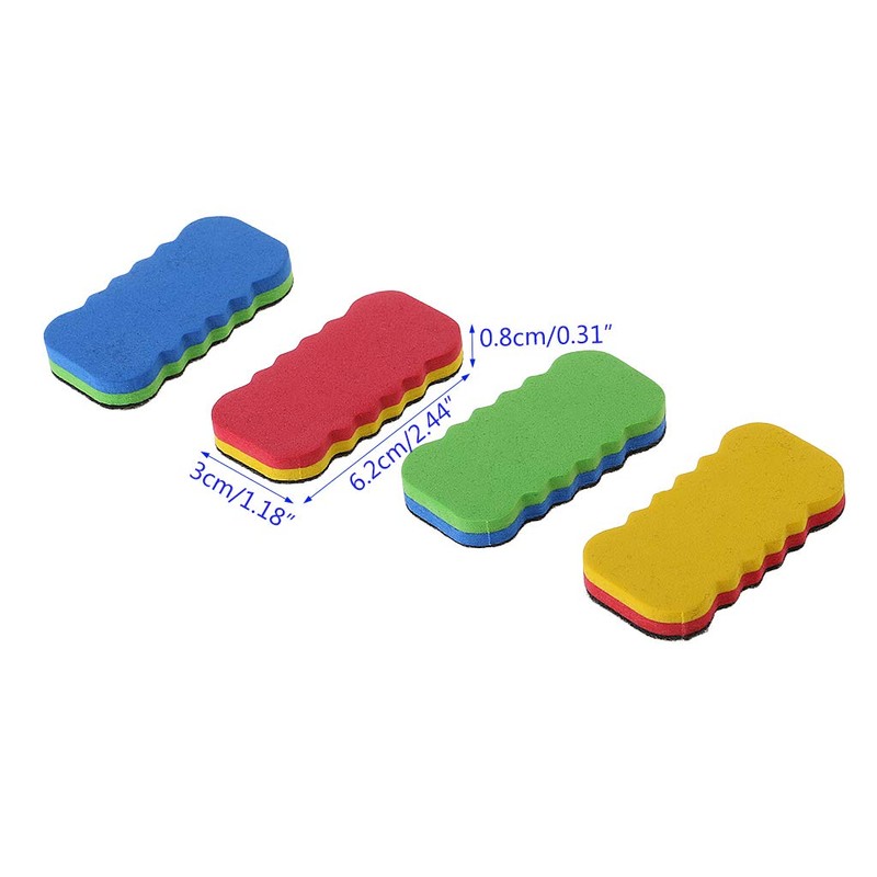 1 PC Colorful Whiteboard Eraser for Dry Board Multi Color
