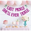 SJcysrilla Bachelorette Party Decorations Last Pickle She'll Ever Tickle Banner