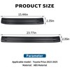 BIBLOZ ABS Material Door Sill Protector Compatible with Toyota Prius
