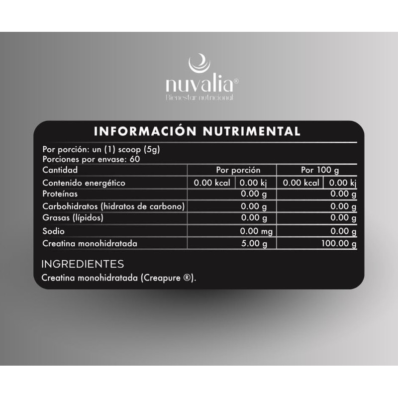 Creatina monohidratada en polvo