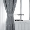 BUHUA Blackout Curtains for Bedroom 2 Panels Set, Grommet Thermal