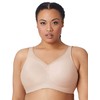 Glamorise Womens MagicLift Seamless Wirefree #1006 Sports Bra, Café, 36DD