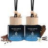Car Air Freshener Hanging 2 Pack Diffuser - Amber Vanilla