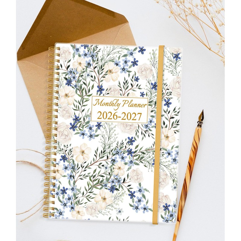 Monthly Planner 2026-2027 - Monthly Calendar from August 2026 to