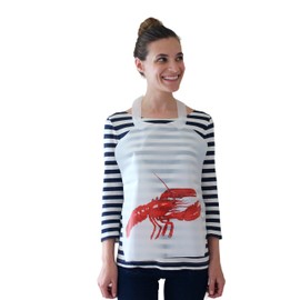 25 Pack Disposable Plastic Lobster Bibs