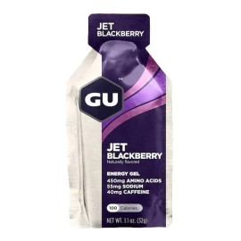Caja X24 Suplemento En Gel Gu Energy Gel Los Sabores Sabor Jet Blackberry
