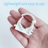 RHQFDM 40 Pieces PPR Pipe Clamps 16mm Tubing Clips White