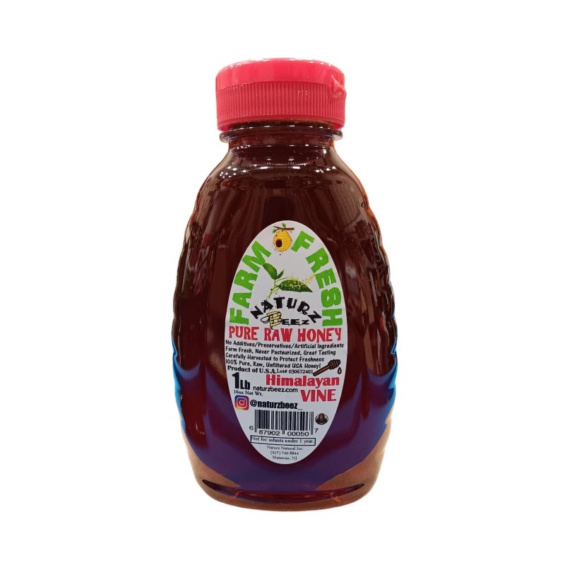 Naturz BEEZ RAW HONEY Himalayan Vine 32oz 907g 2Lb Made
