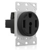 ELEGRP 50 Amps 125/250V Range Oven Stove Receptacle, Flush Mounting