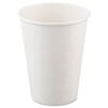 Dart 412WN Single-sided Poly Paper Hot Cups, 12 Oz, White,