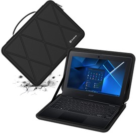 Smatree Hard EVA Protective Sleeve Case Compatible for 14 inch Acer TravelMate P2 TMP214/TravelMate P6 TMP614, for 14 inch Acer TravelMate P4 TMP414/TravelMate Spin P4 TMP414RN 2 in 1 Laptop (X8263)