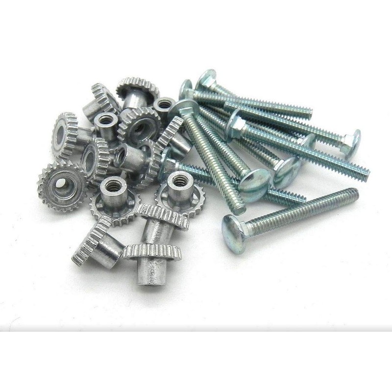 Pet Carrier Dog Kennel Metal Fasteners Nuts Bolts Replacements (1-3/4"