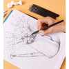 6Pcs Professional Woodless Graphite Pencil Woodless Graphite Sticks Sketching Graphite
