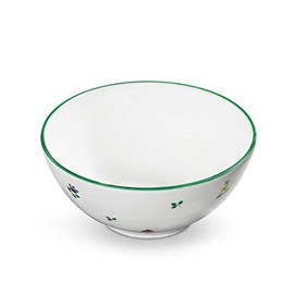 GMUNDNER KERAMIK Bowl Capacity: 1 Litre Scattered Flower Crockery Handmade in Austria